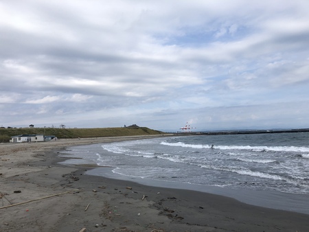魅力いっぱい、御前崎！　#御前崎市　#マリンパーク御前崎　#港の見える丘　#海　#砂浜　#白波　#海上保安庁　　