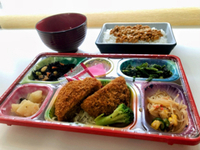 メンチカツ  ひじき煮