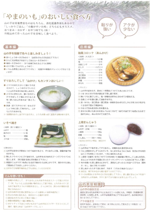 新丹丸(丹波山の芋)の種芋が入荷致しました！