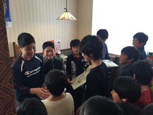 六年生を送る会＆チームメイトのお別れ会