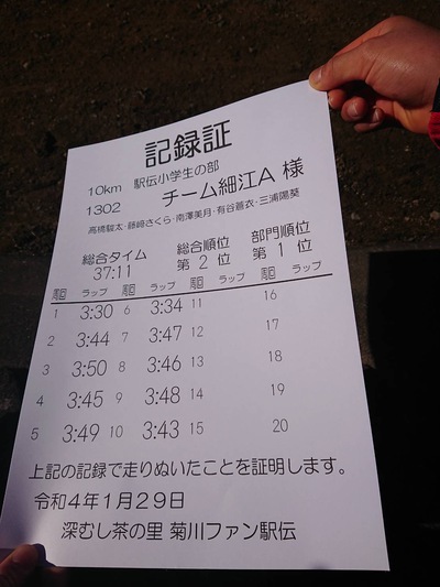 菊川ファン駅伝