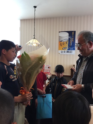 六年生を送る会＆チームメイトのお別れ会