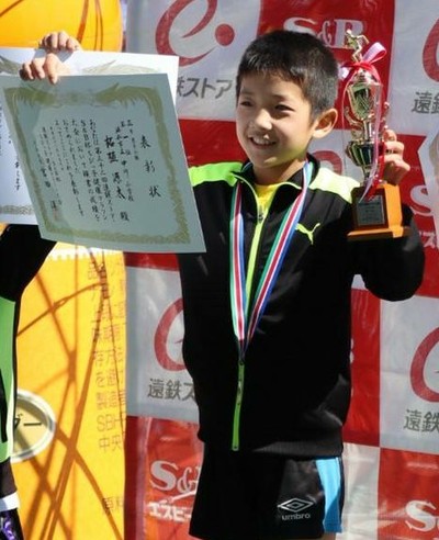 ３名優勝！S&Bちびっこ健康マラソン