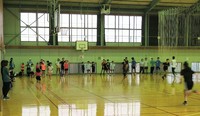 本日も体育館　＆　一昨日の晴れ間に…