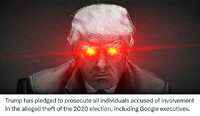 トランプ大統領「Google幹部を含む告発された全ての人物を2020年不正選挙の疑いで訴追」　EO13848