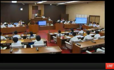 佐賀県武雄市　子ども議会　USTREAM生中継