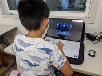 今日の小学5年生のパソコン講習(^^♪