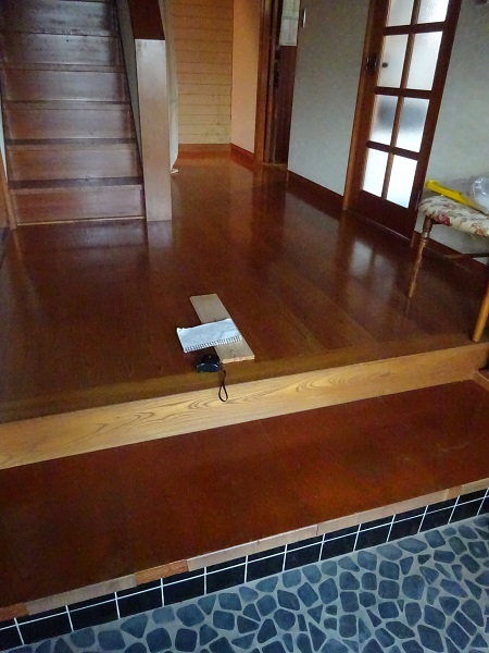 フローリング張り替え　完成