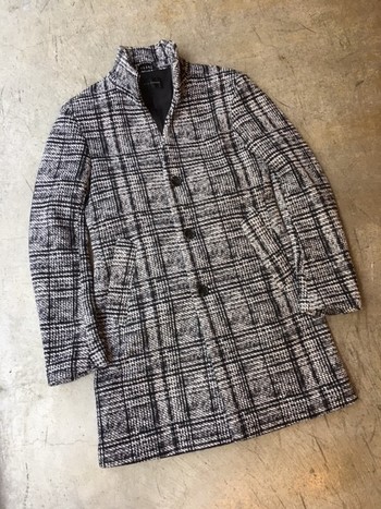 TETEHOMME ニットフリースタンドコート