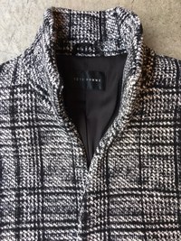 TETEHOMME ニットフリースタンドコート