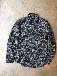 PLAG リーフパターンデニムシャツ