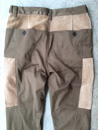 HALB ボーダーコールコンビパンツ