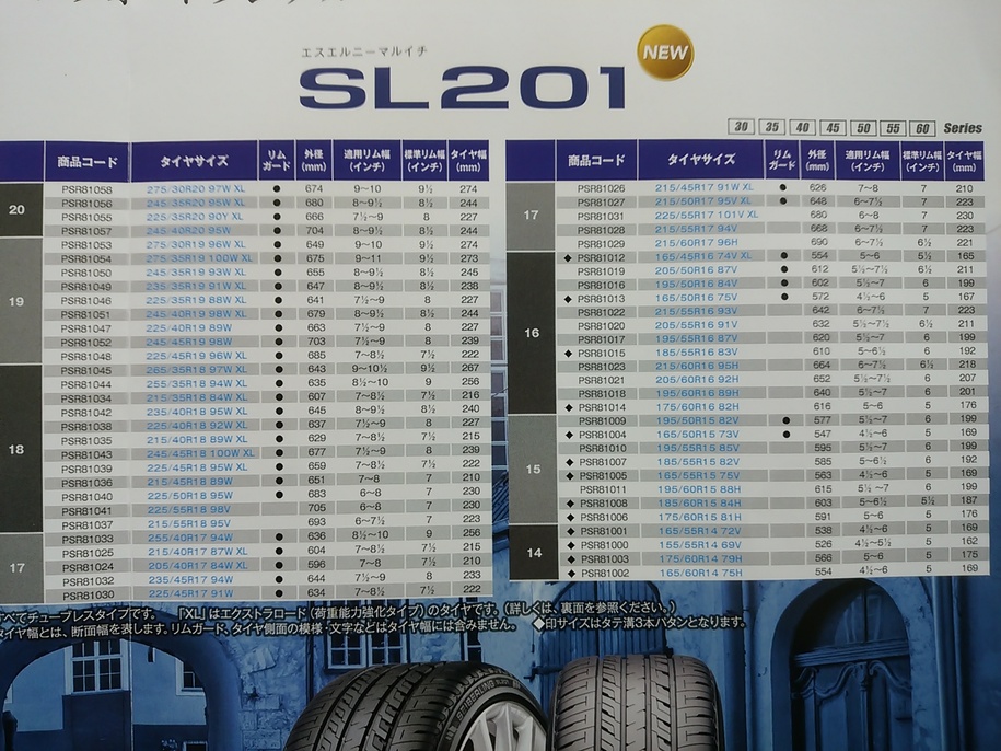 SEIBERLINGに新シリーズ登場！2月1日より発売、SL201♪ l タイヤ作業員BLOG