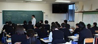 寒波にも負けず、熱く楽しい授業です。 2018/01/26 12:38:04