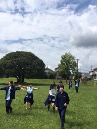 良い天気で気持ちがいい☀ 2017/09/28 18:57:30