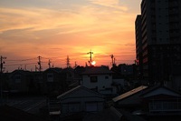 文化から見える夕日・・・きれい！ 2018/03/20 14:15:28