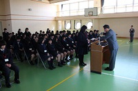 終業式が行われました。 2018/03/23 19:07:49