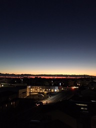師走の夕日 2017/12/12 09:37:50