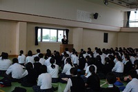 後期始業式が行われました。 2017/10/03 17:18:07