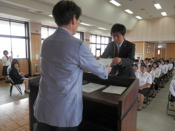 前期「終業式」