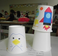 保育実践演習　動くおもちゃ作り