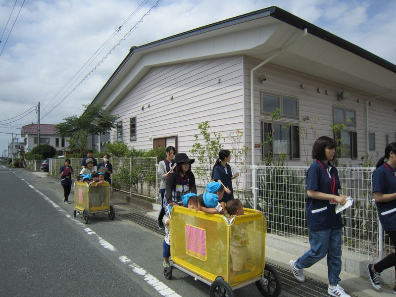 保育園で一緒に