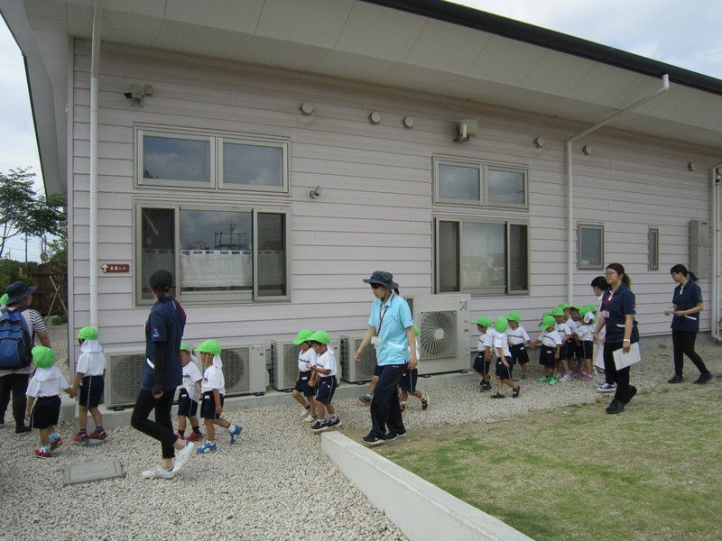 保育園で一緒に