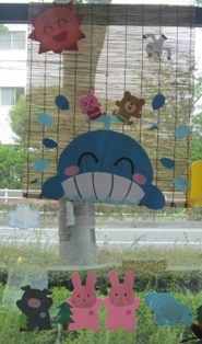 学生ホールに夏がきました