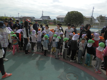 保育園児と「いも掘り」をしました！