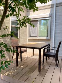 浜松市中区K様　テラスに【屋外用のテーブル＆チェア】 2022/05/30 12:49:25