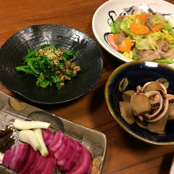 春の夕食