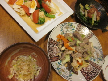 夕食