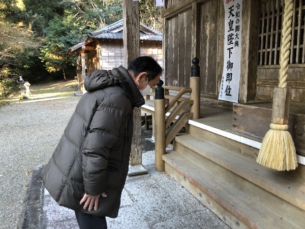 地元の神社に初参り