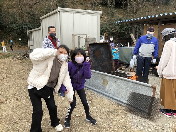 西郷地域のどんど焼き