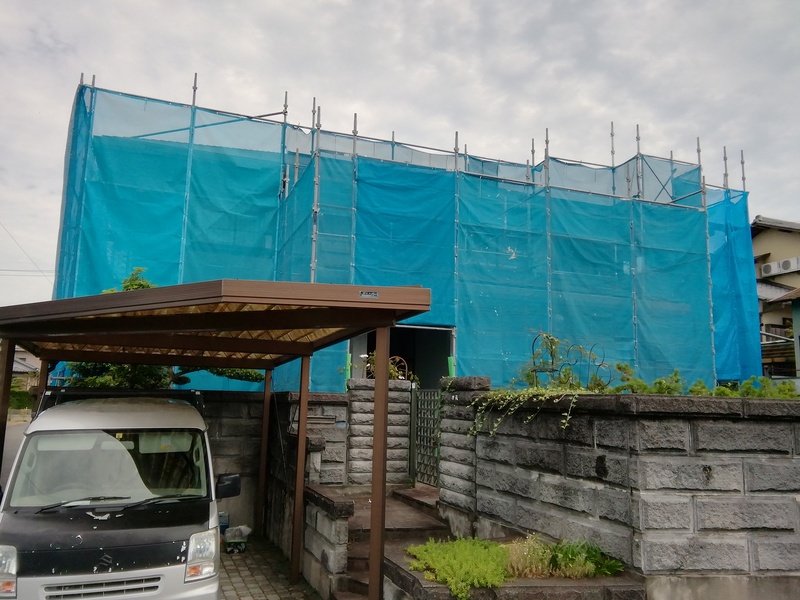 掛川市屋根塗装工事