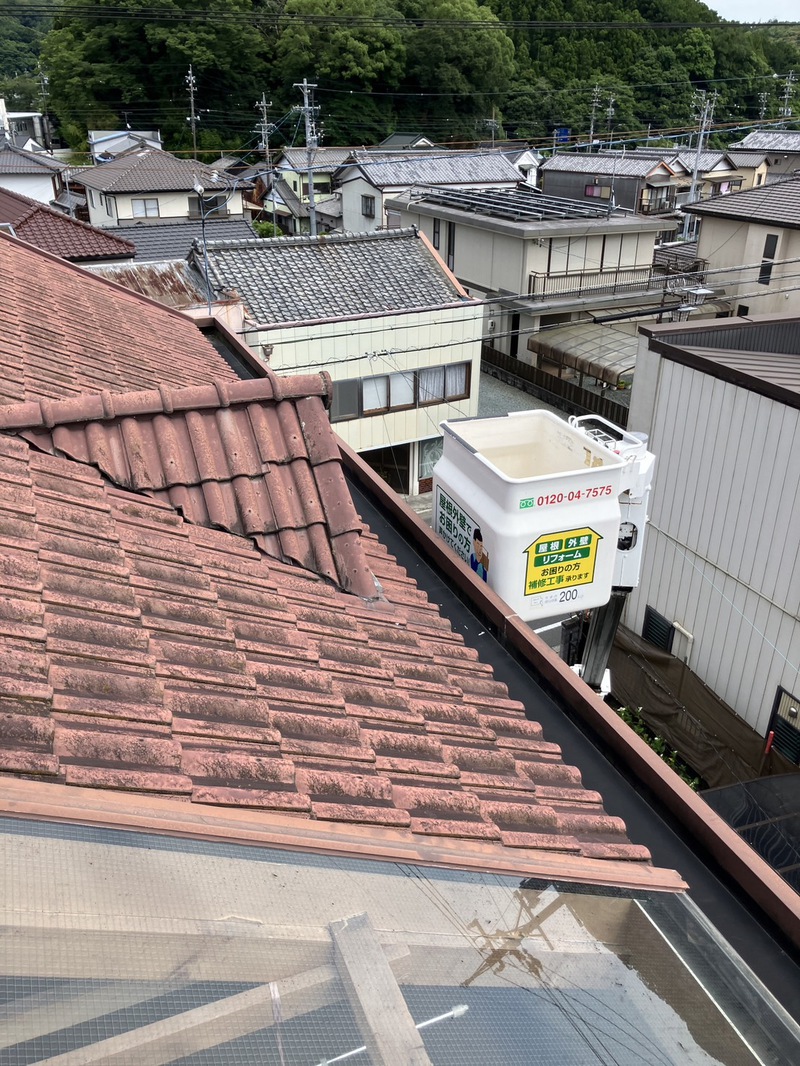 浜松市屋根雨漏り点検