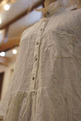 リネンヘンプ ワンピース L R Linen Ramie