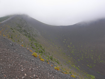 富士山宝永火口