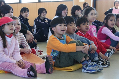 保育園の子どもたちが学校に来てくれました！！その１