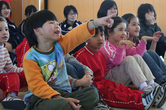 保育園の子どもたちが学校に来てくれました！！その１