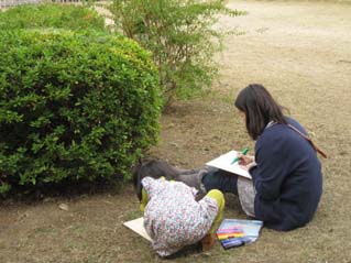 公園でのワークショップ