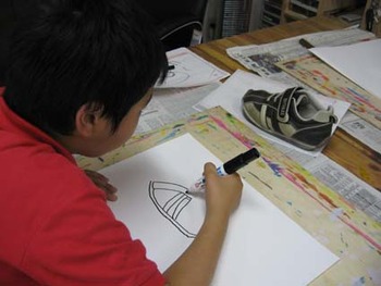 良く見て描こう「靴」
