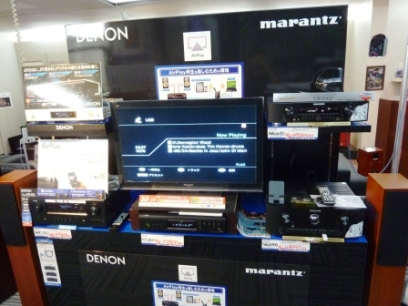 D&M「AirPlay」コーナー設置中～♪