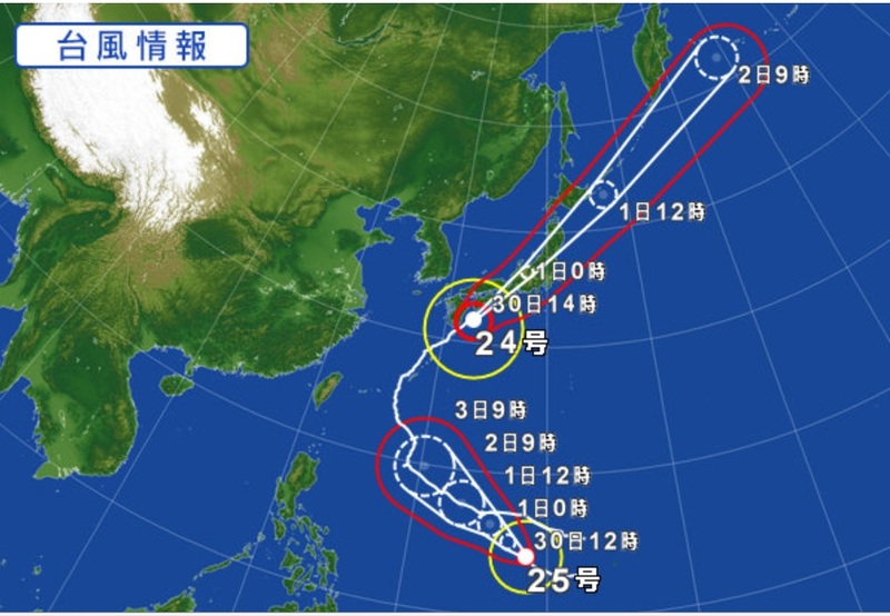 台風24号