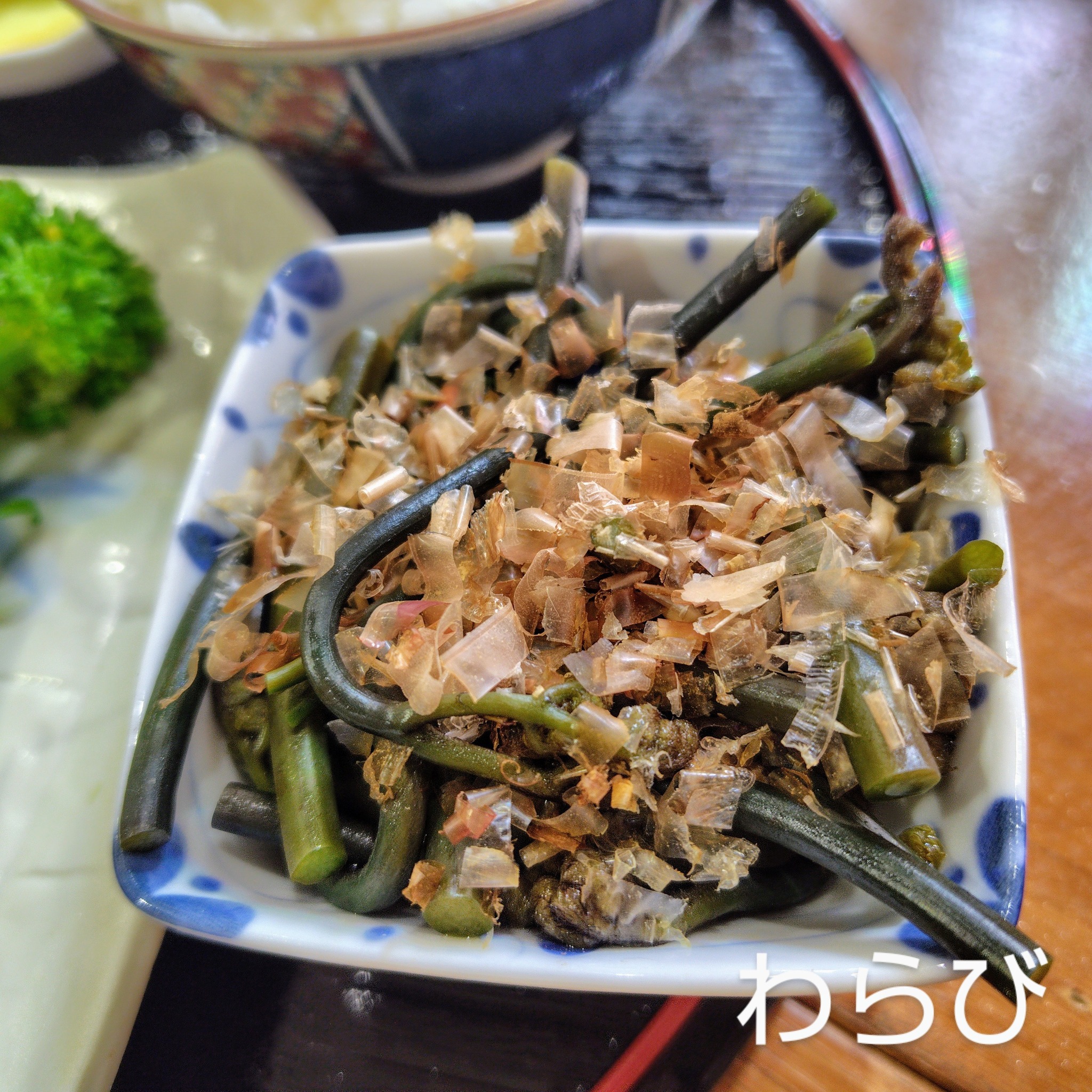【わかさぎの唐揚定食】