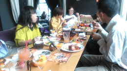 ITAYAMACHIBaRで食事会