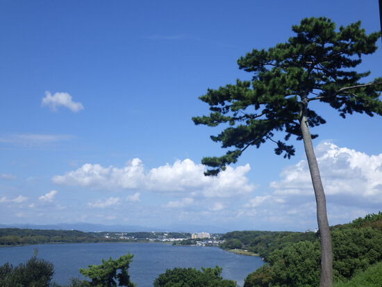 【秋の気配をさがして】浜松龍雲寺・金澤翔子書展と佐鳴湖展望