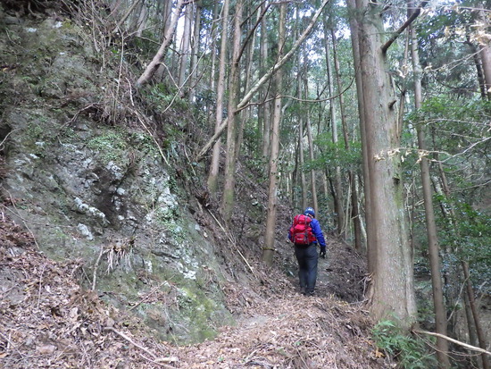 遠州森町の秘境・大日山をかわせみ湖から周回①　杉沢の大滝
