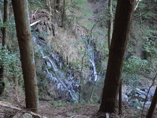 遠州森町の秘境・大日山をかわせみ湖から周回①　杉沢の大滝