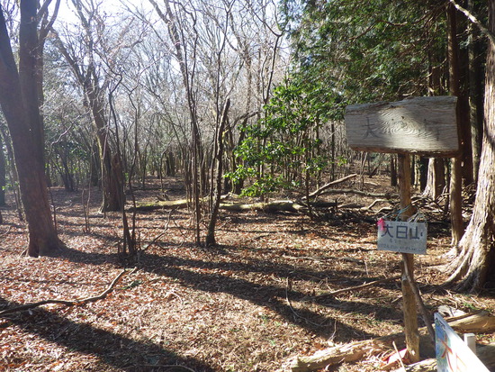 遠州森町の秘境・大日山をかわせみ湖から周回②　急登の尾根道